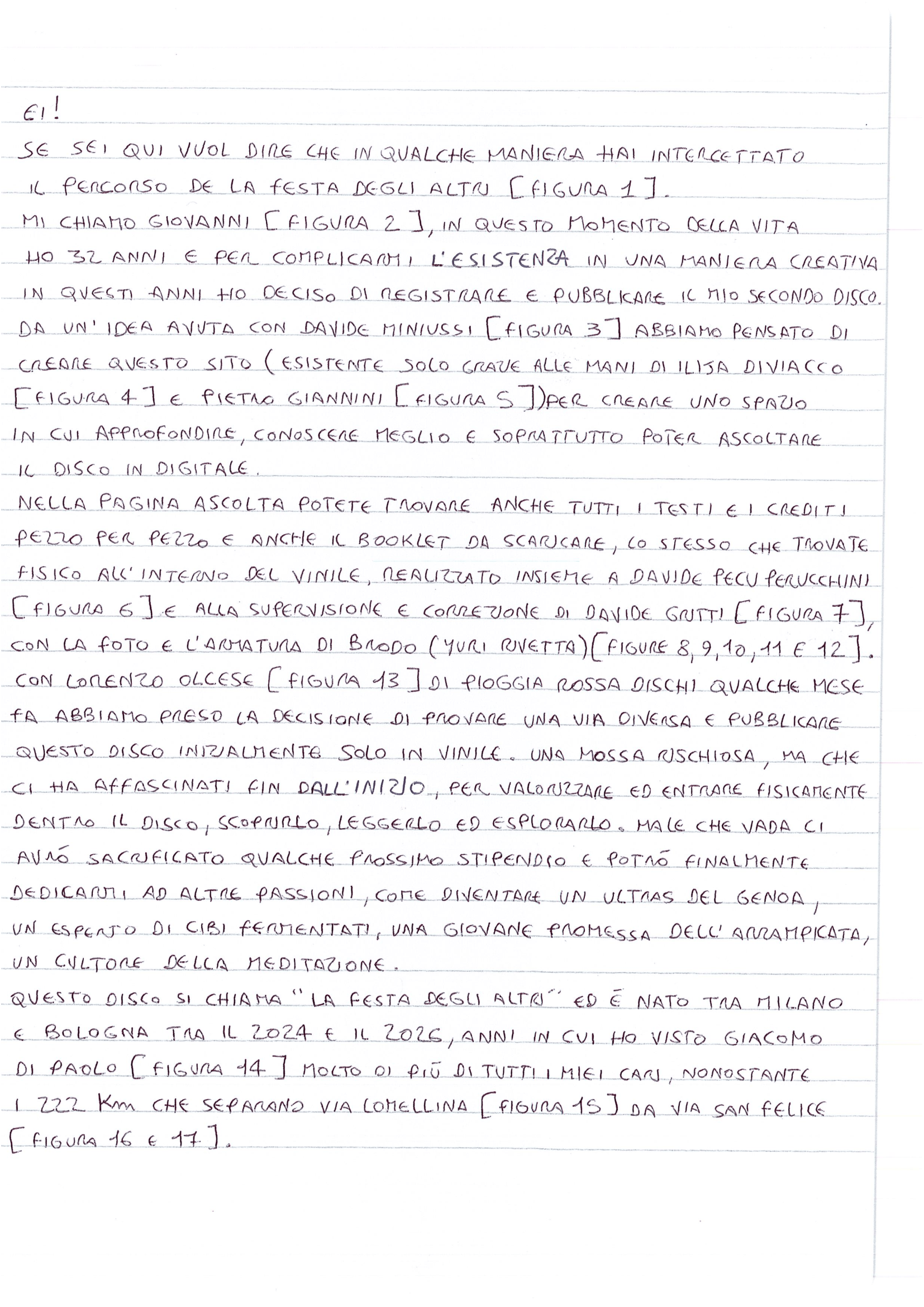 Lettera, pagina 1